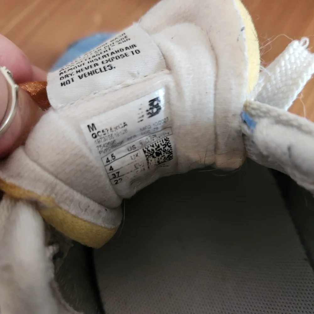 New Balance white into longevity